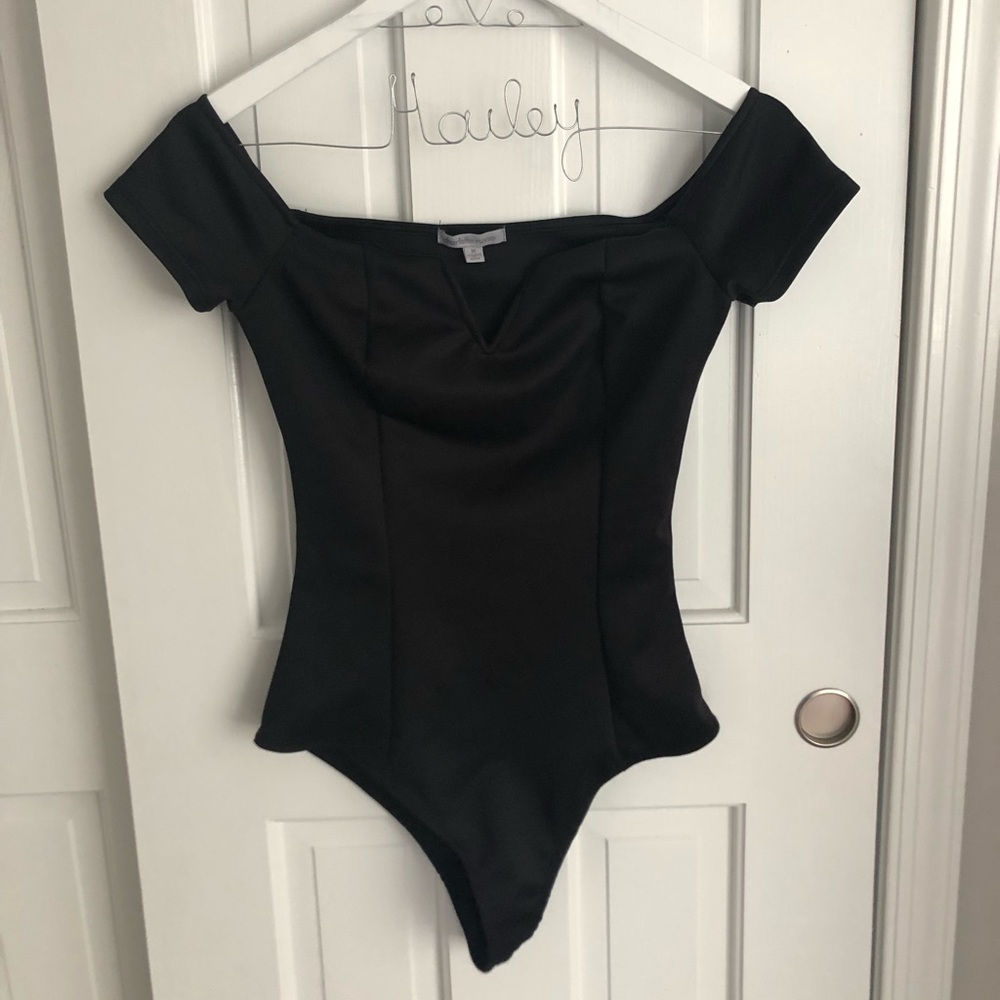 COPY - Black off the shoulder body suit size M